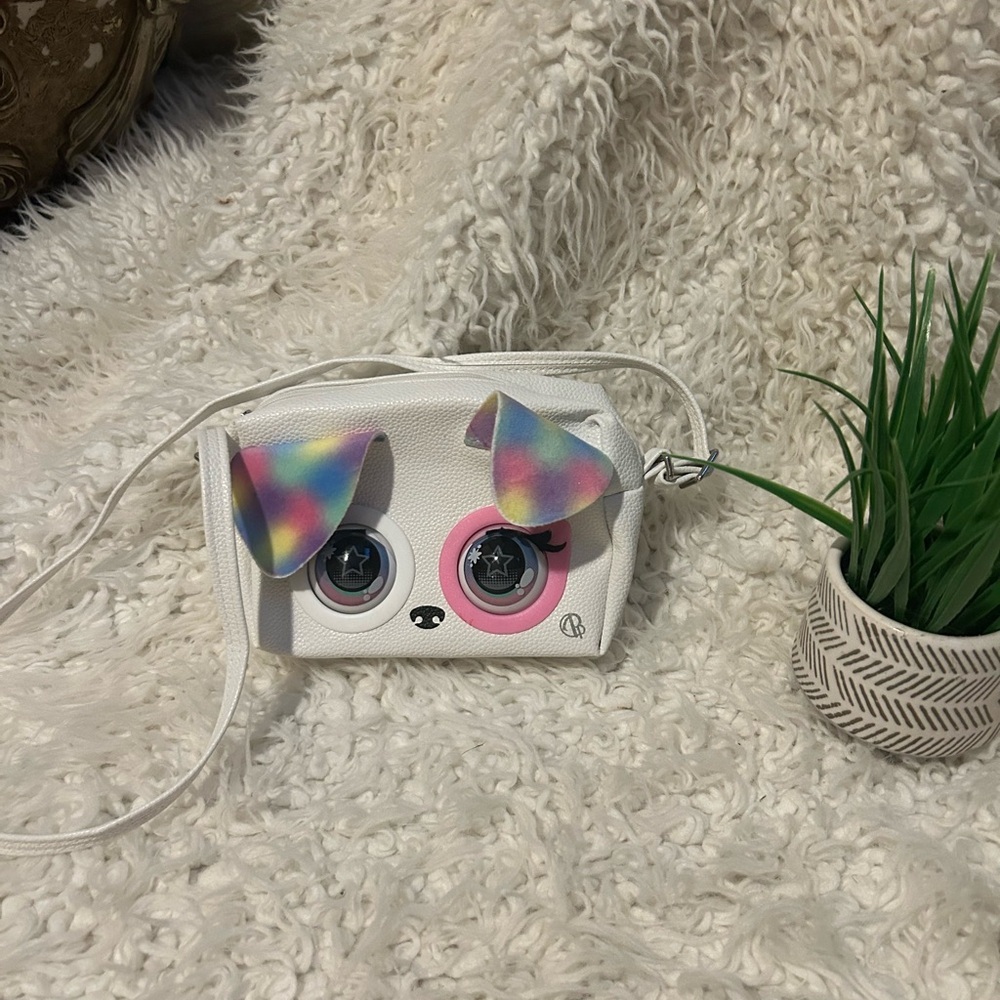 Purse Pets Leoluxe Rainbow Pup Interactive Pet Works JBF